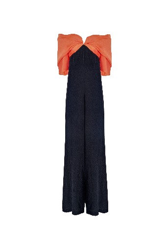 Black Orange Jumpsuit