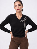 HIGH-WAISTED STRAIGHT SUEDE-LOOK TROUSERS