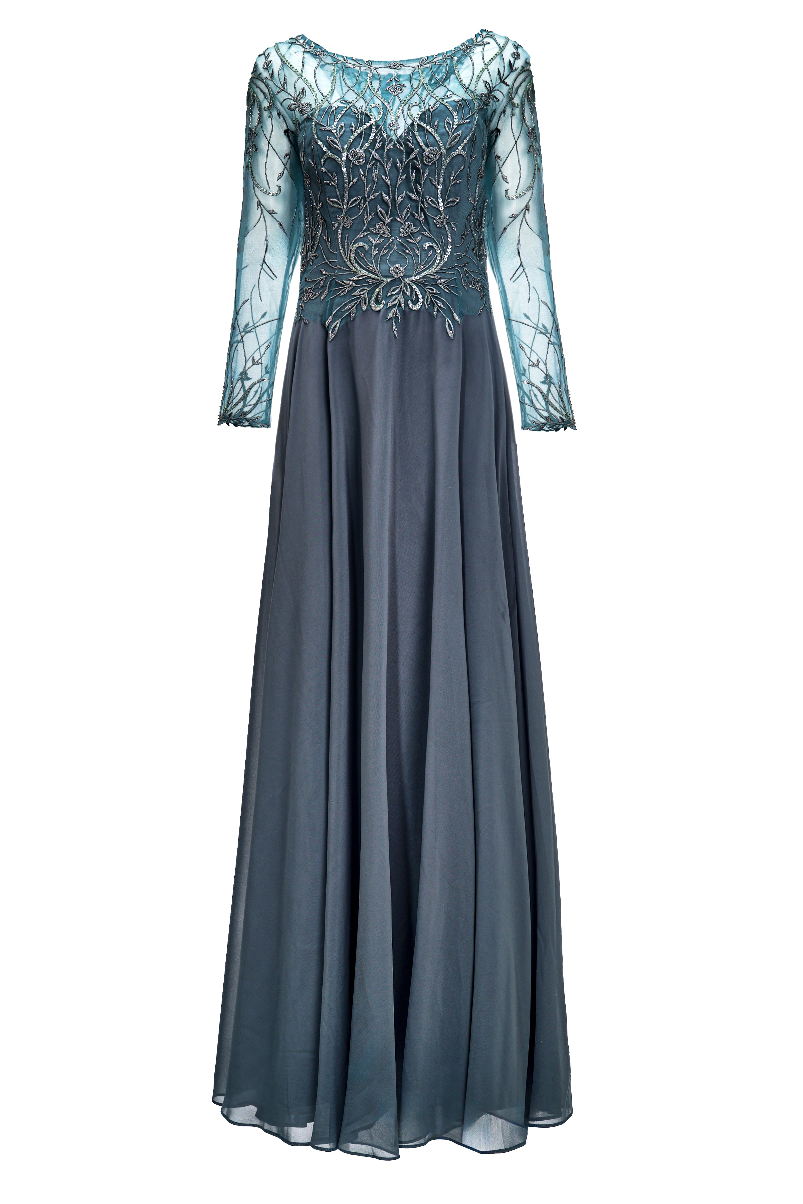 LUXURIOUS EMBROIDERED GOWN