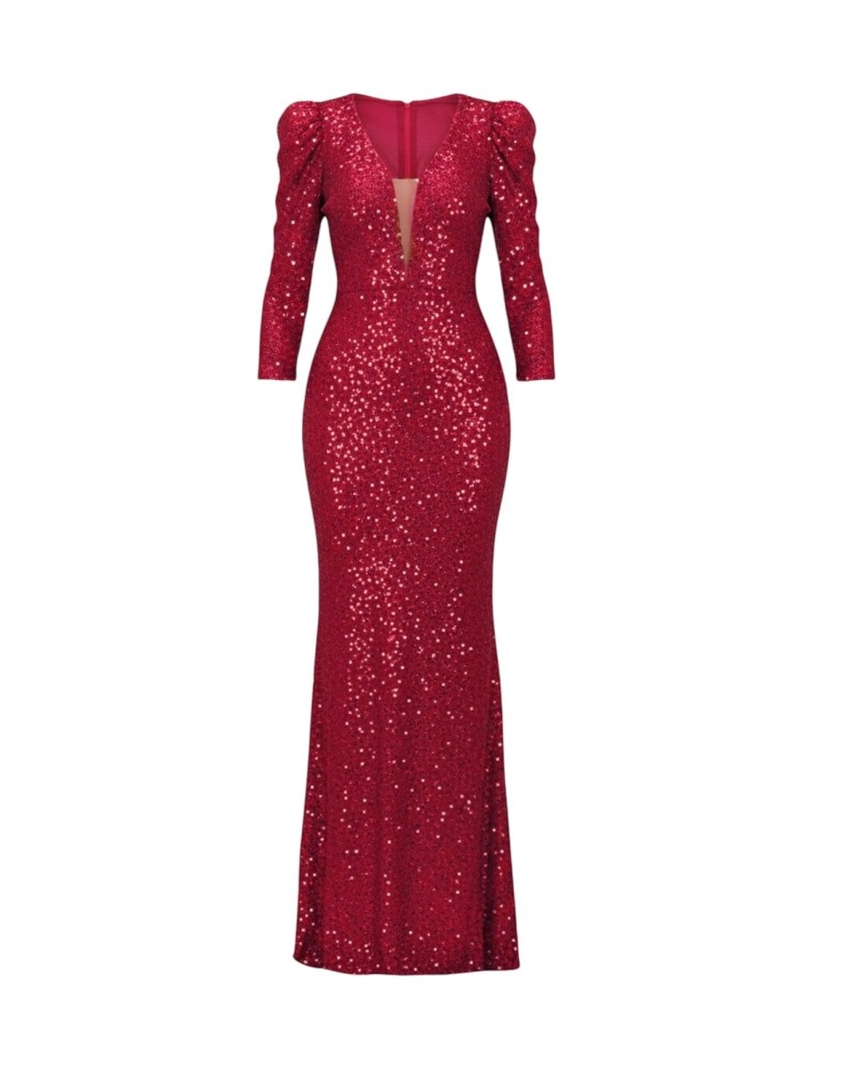 SEQUIN MERMAID EVENING GOWN