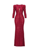 SEQUIN MERMAID EVENING GOWN
