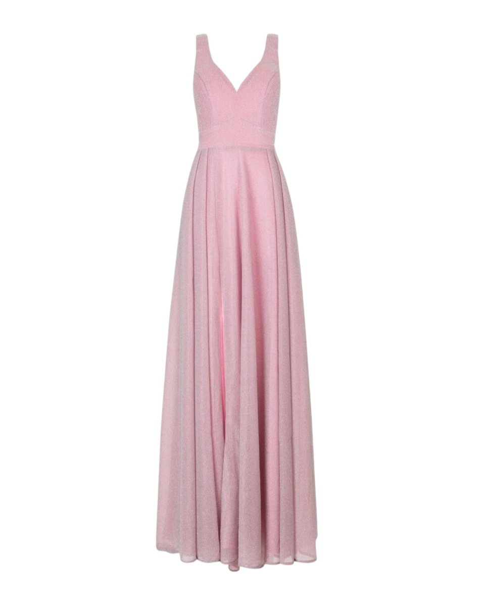GLITTER KNIT A - LINE GOWN