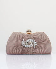 CRYSTAL EMBELLISHED EVENING CLUTCH