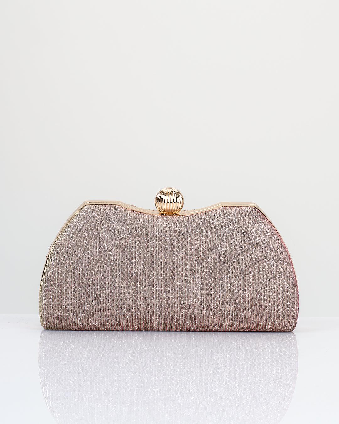 CRYSTAL EMBELLISHED EVENING CLUTCH