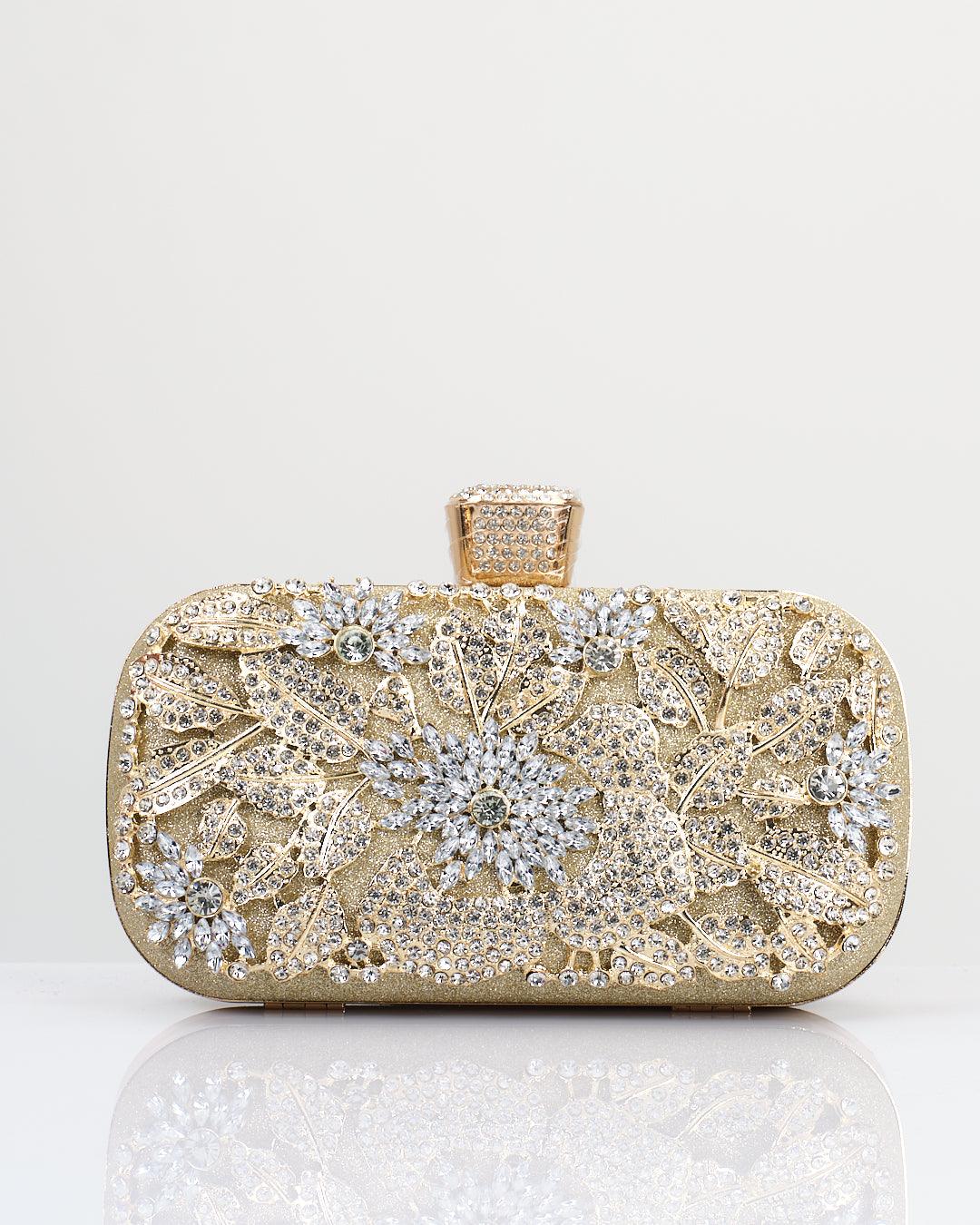 LUXE EMBELLISHED EVENING CLUTCH