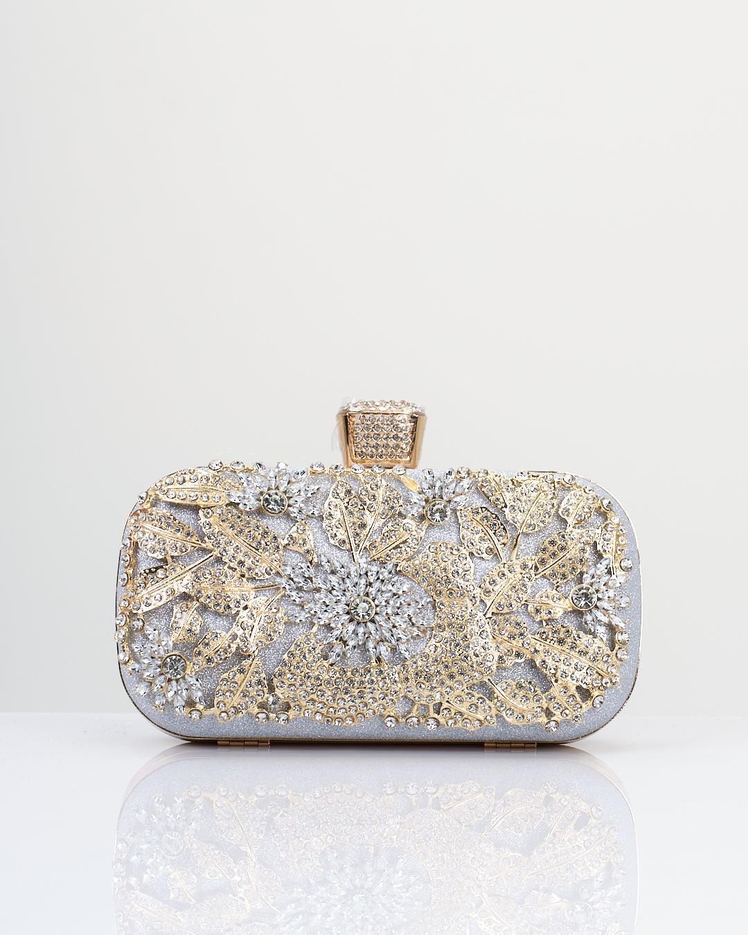 LUXE EMBELLISHED EVENING CLUTCH