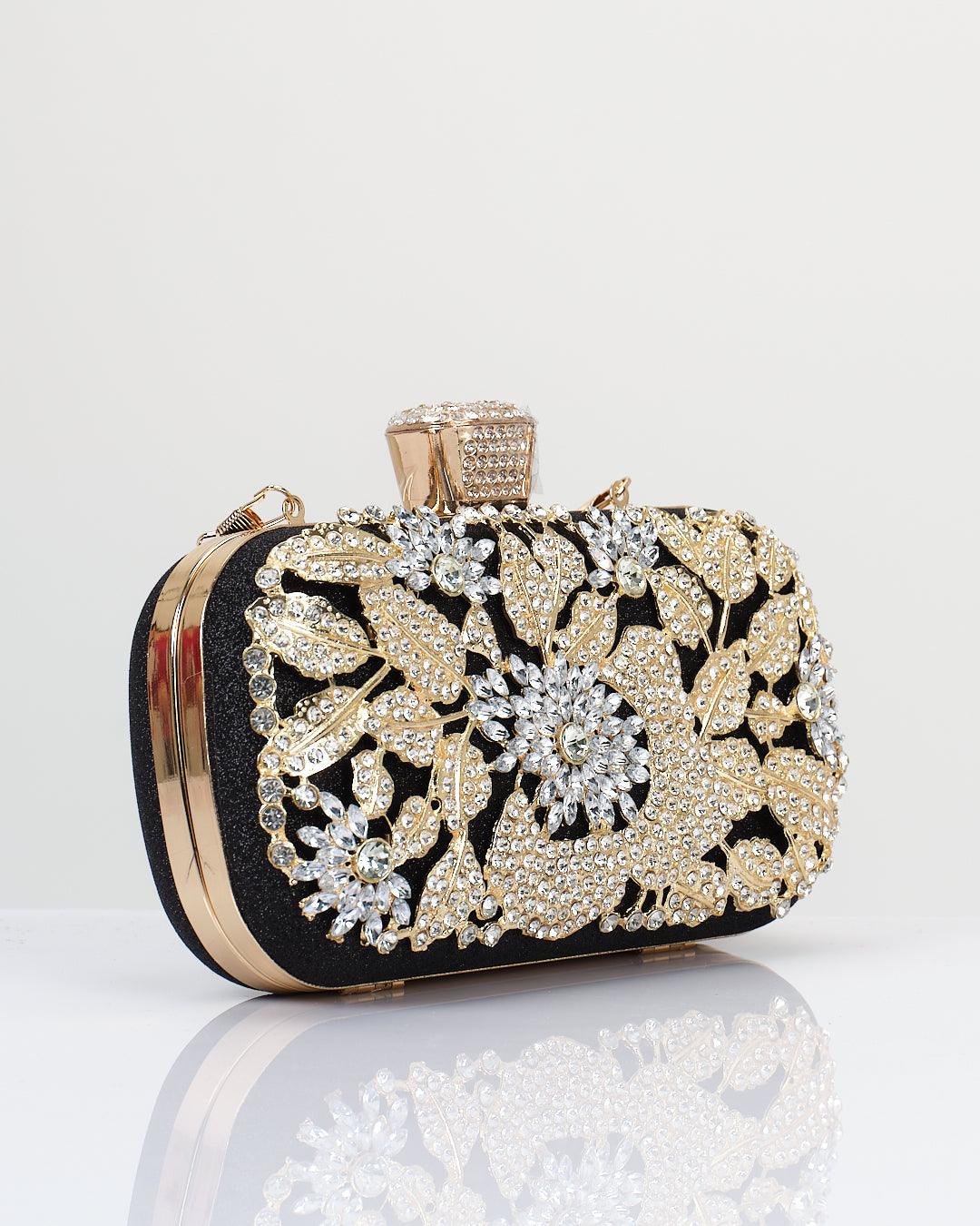 LUXE EMBELLISHED EVENING CLUTCH