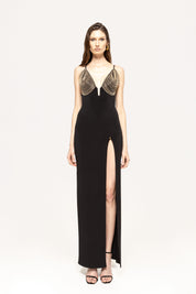 GODDESS CHAIN BUST GOWN