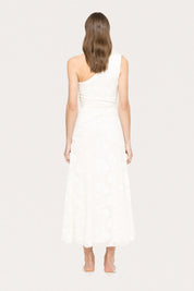 FLORAL ONE-SHOULDER DRESS