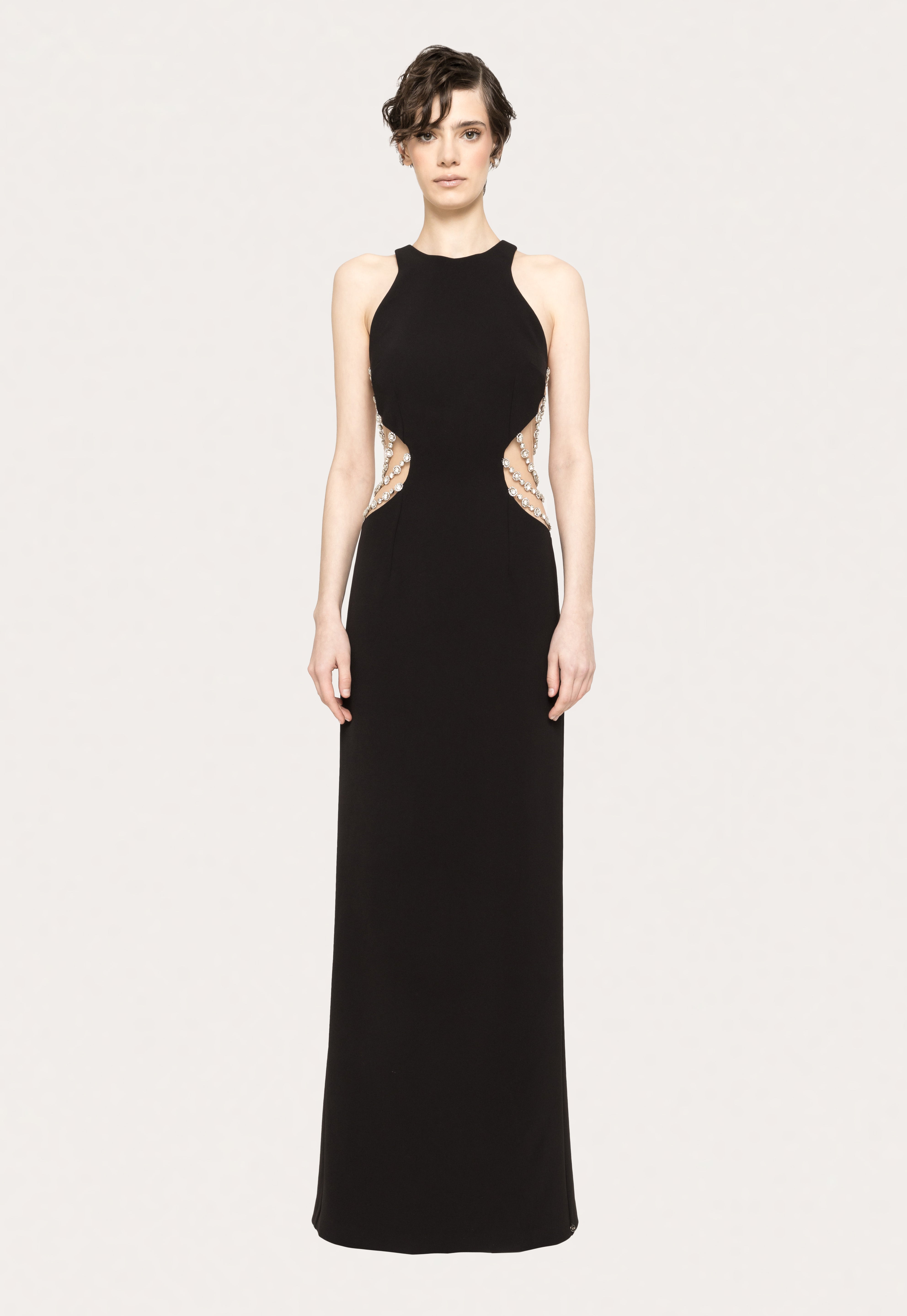 PEARL CUTOUT GOWN