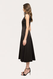 PANELLED MIDI DRESS
