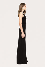 CUTOUT DRAPE DRESS