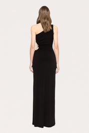 CUTOUT DRAPE DRESS