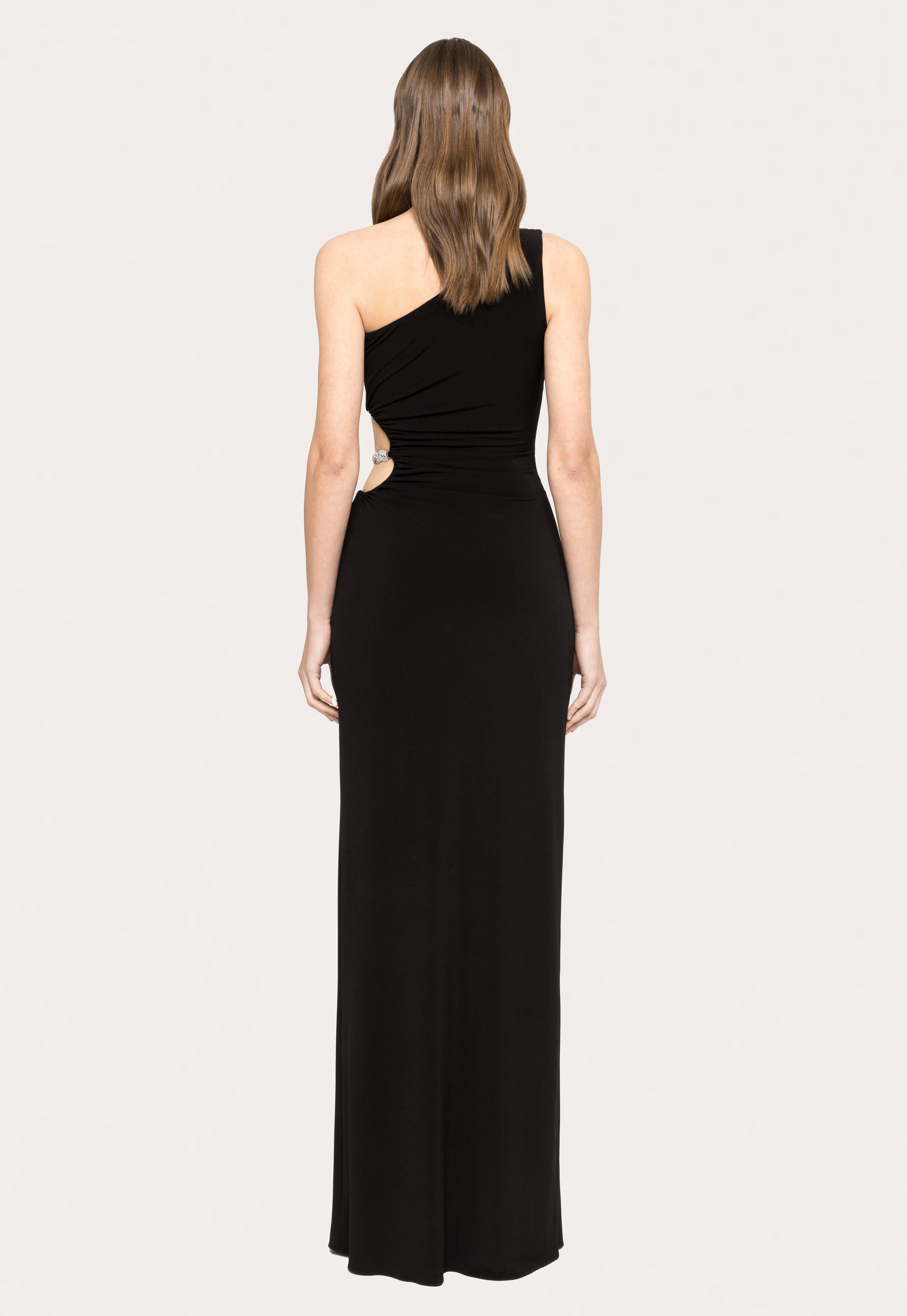 CUTOUT DRAPE DRESS