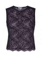 TEXTURED LACE SLEEVELESS