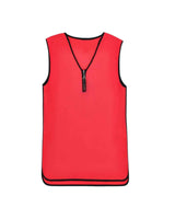 SLEEVELESS ZIPPER TOP