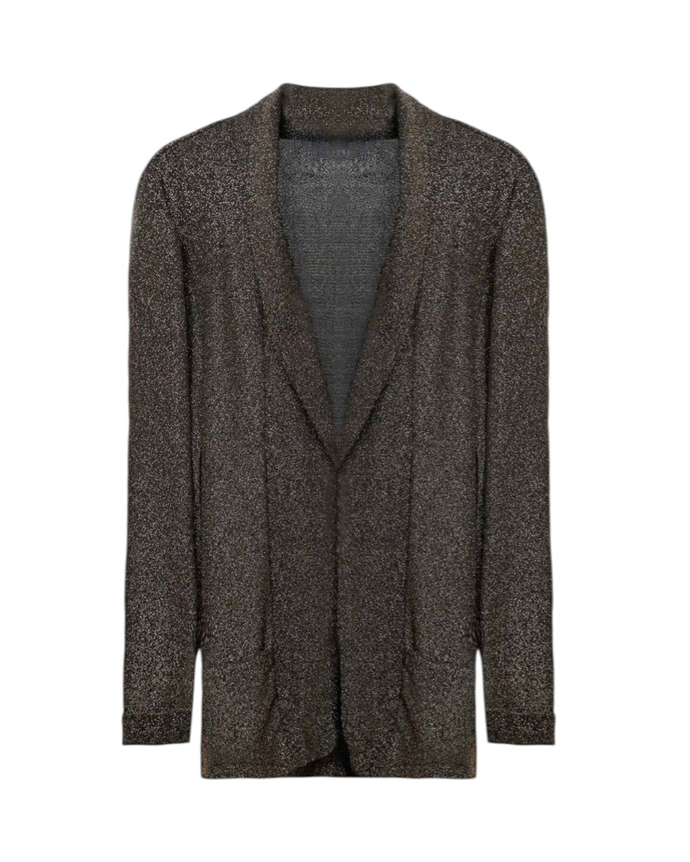 GLITTER TEXTURED KNIT CARDIGAN