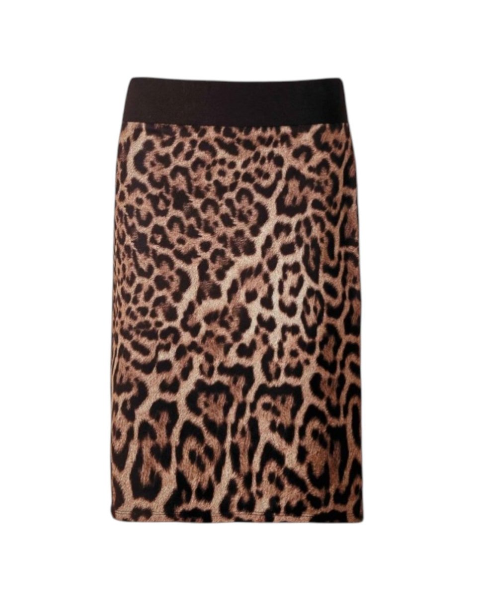 LEOPARD MINI STRETCH SKIRT