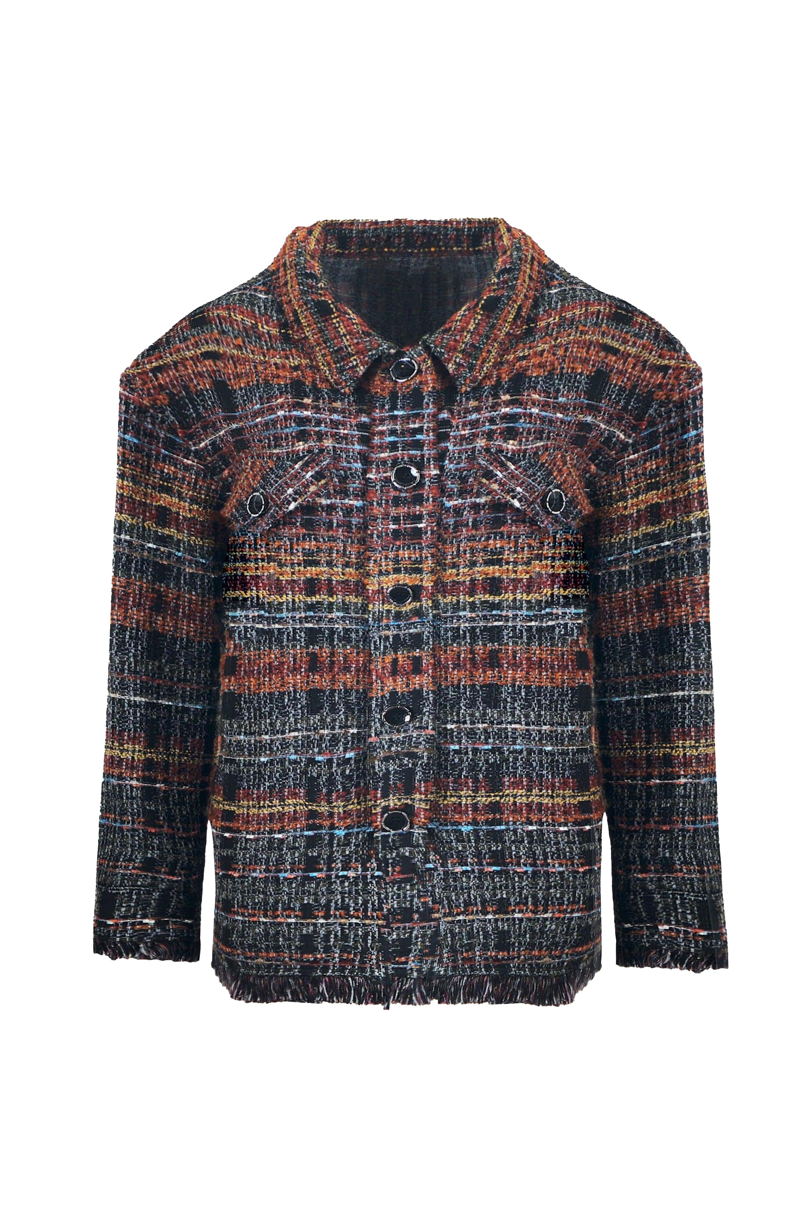 TEXTURED TWEED JACKET