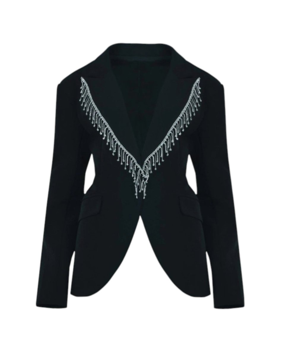 EMBELLISHED TAILORED BLAZER
