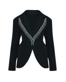EMBELLISHED TAILORED BLAZER