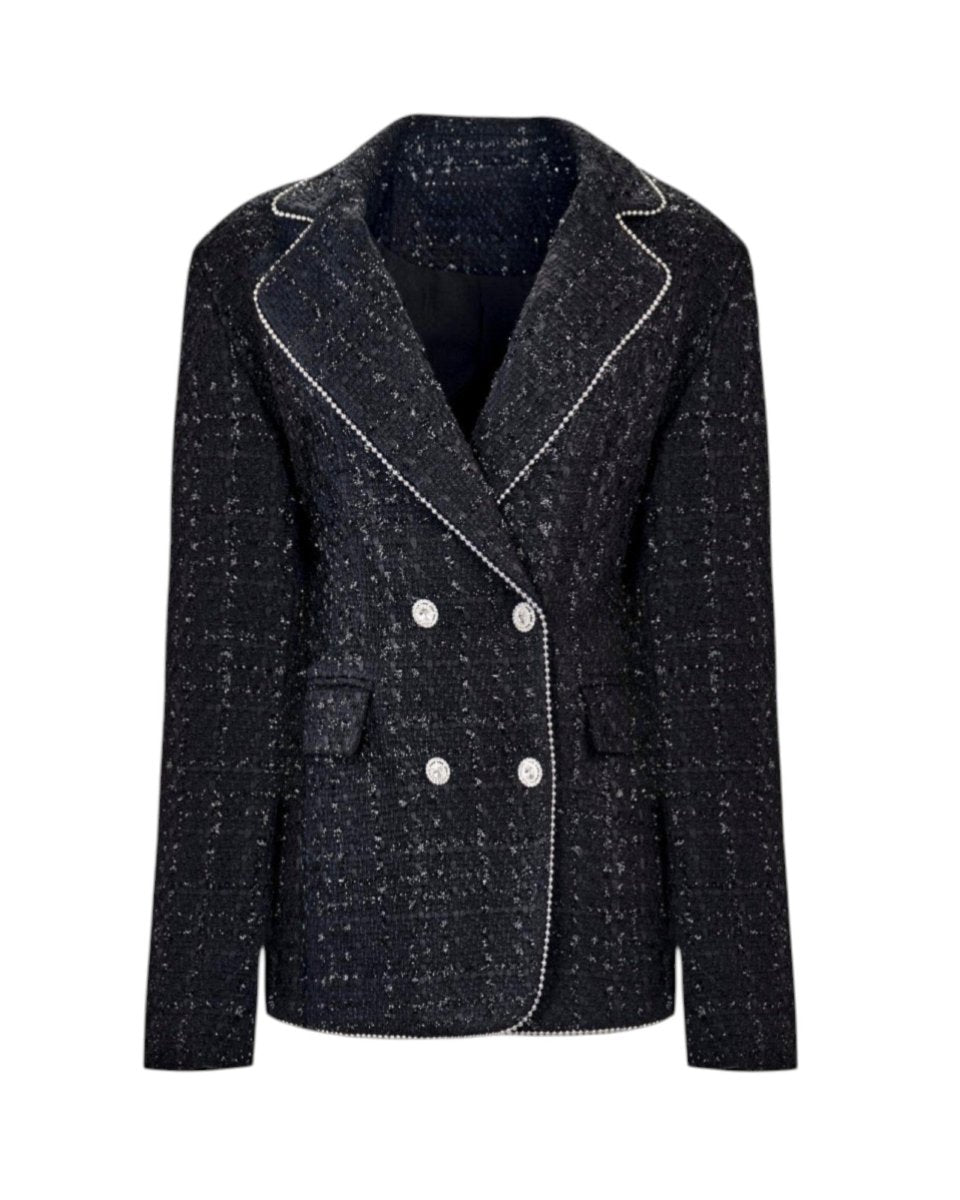 TWEED DOUBLE-BREASTED BLAZER