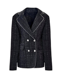 TWEED DOUBLE-BREASTED BLAZER