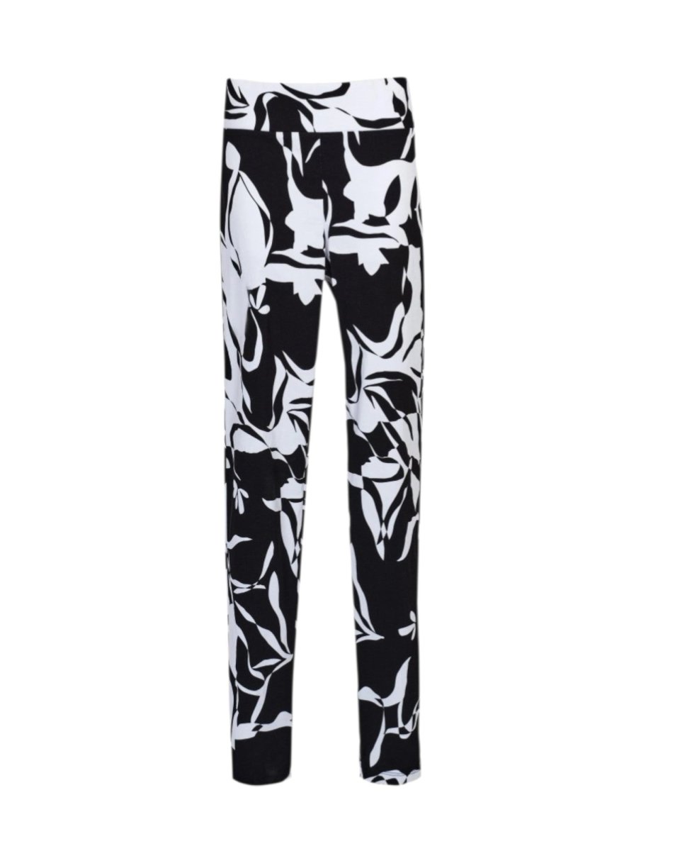 GRAPHIC PRINT STRAIGHT TROUSERS