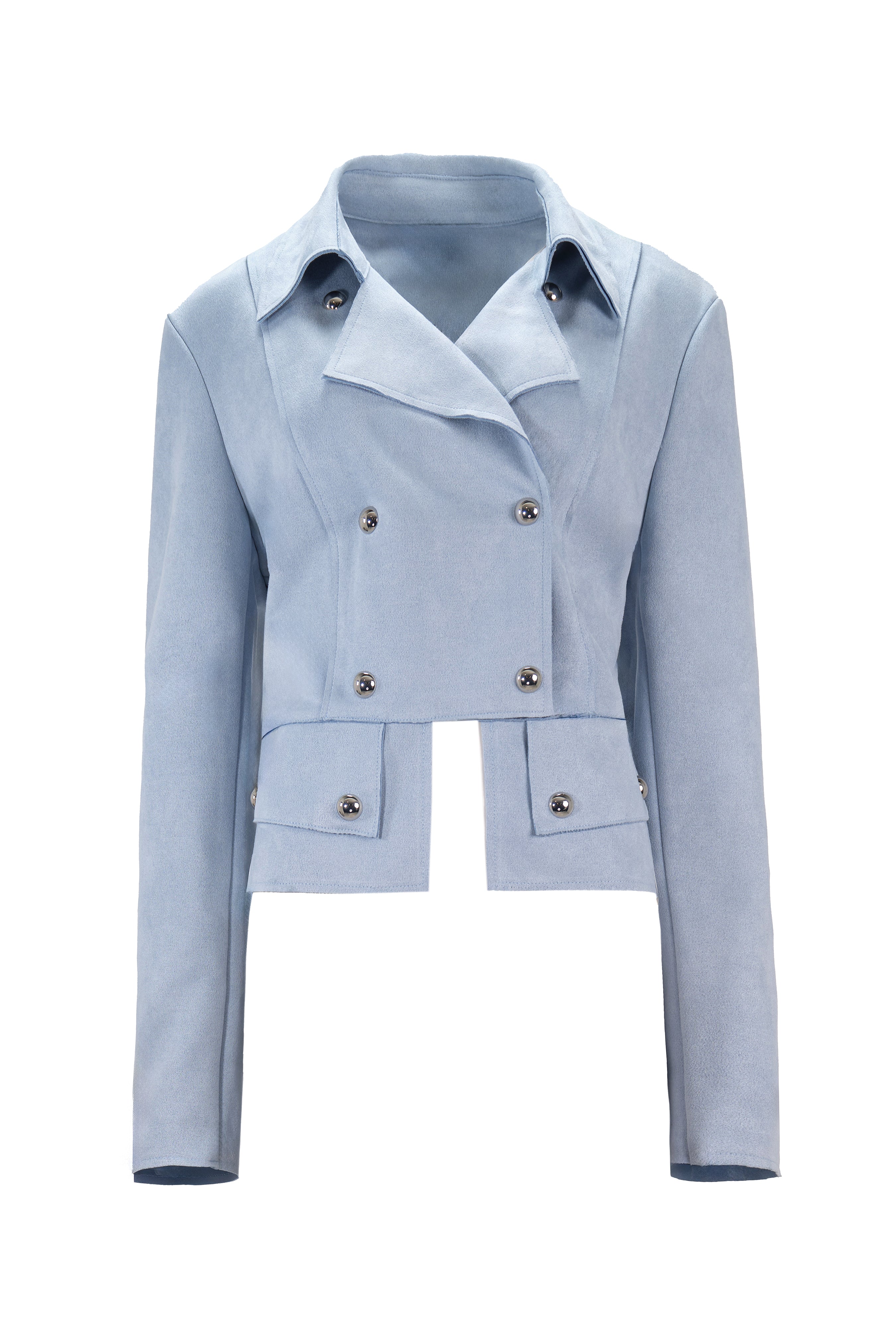 CROPPED SUEDE JACKET