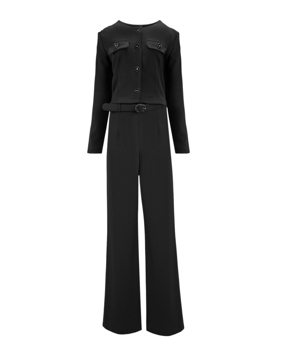 STRUCTURED BELTED TWO - PIECE SET
