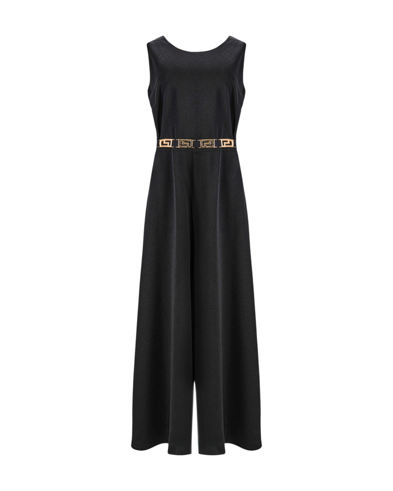 SLEEVELESS WIDE-LEG JUMPSUIT