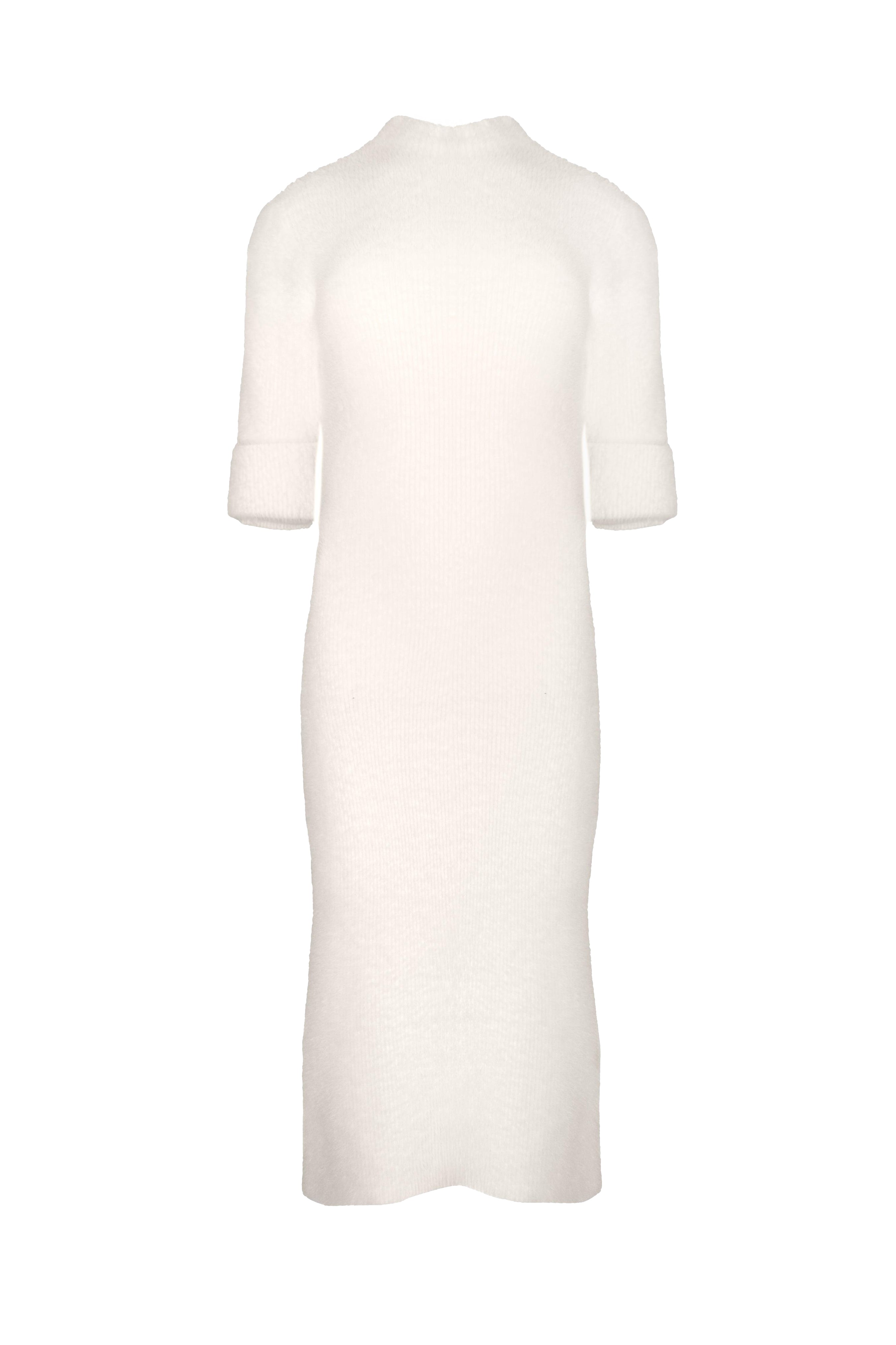 KNIT MIDI DRESS