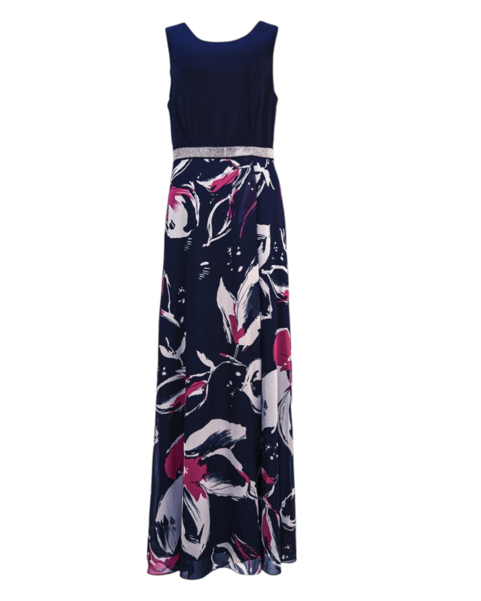 SLEEVELESS FLORAL PRINT DRESS