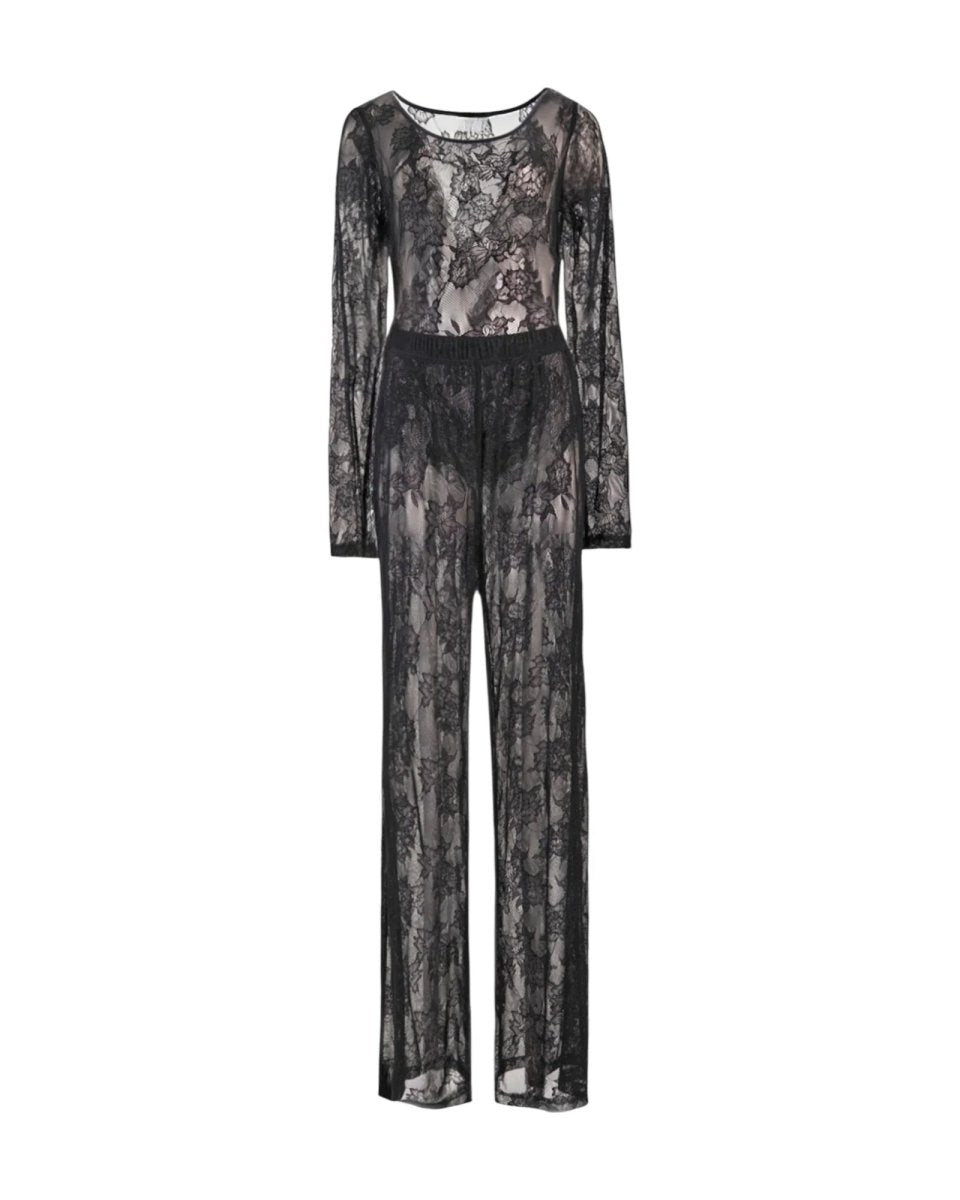 SHEER LACE TWO-PIECE SET