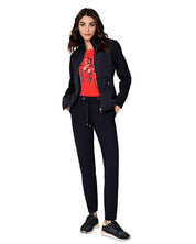 GRAPHIC PRINT LONG-SLEEVE BLOUSE