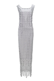 SLEEVELESS TEXTURED TOP & SKIRT SET