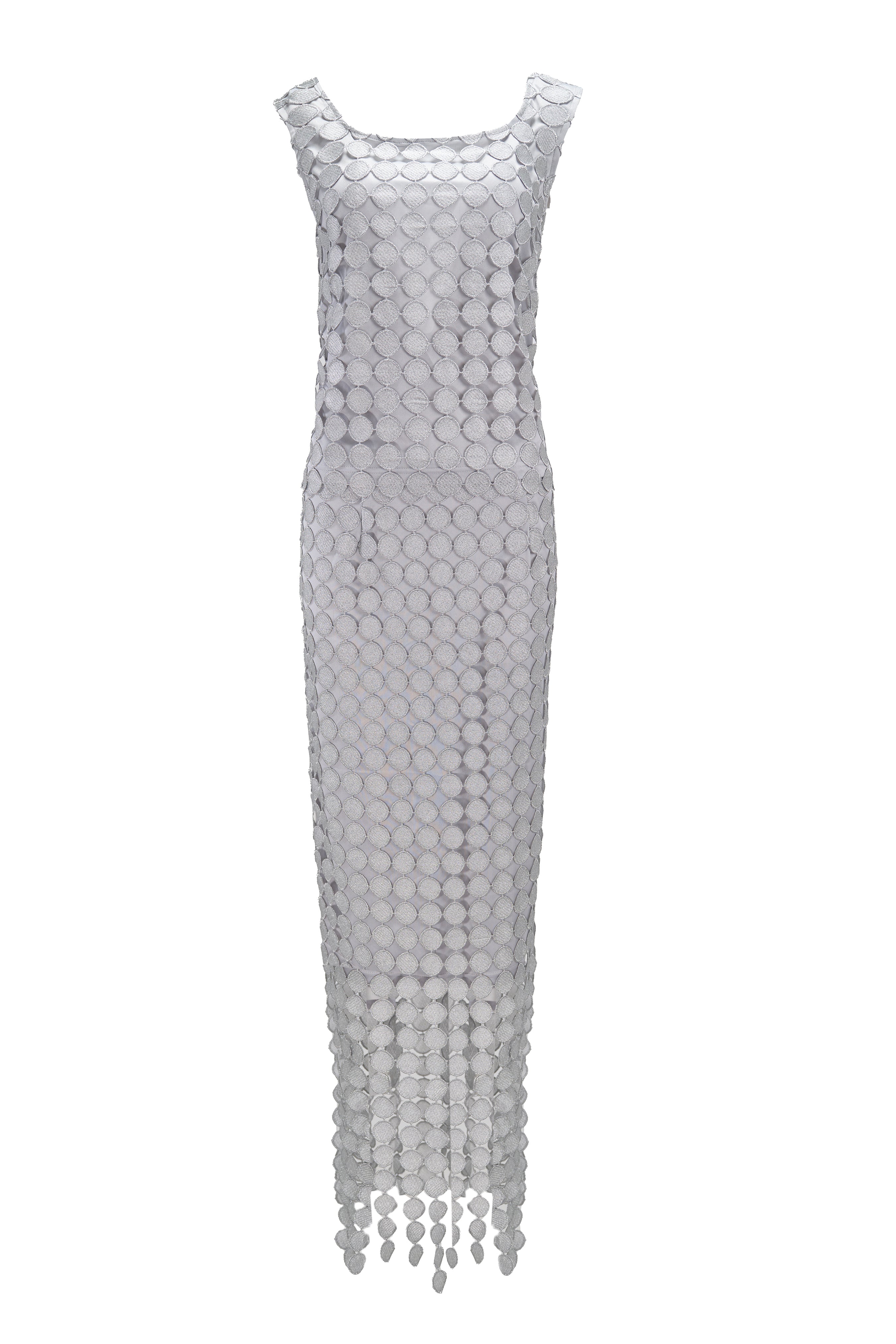 SLEEVELESS TEXTURED TOP & SKIRT SET