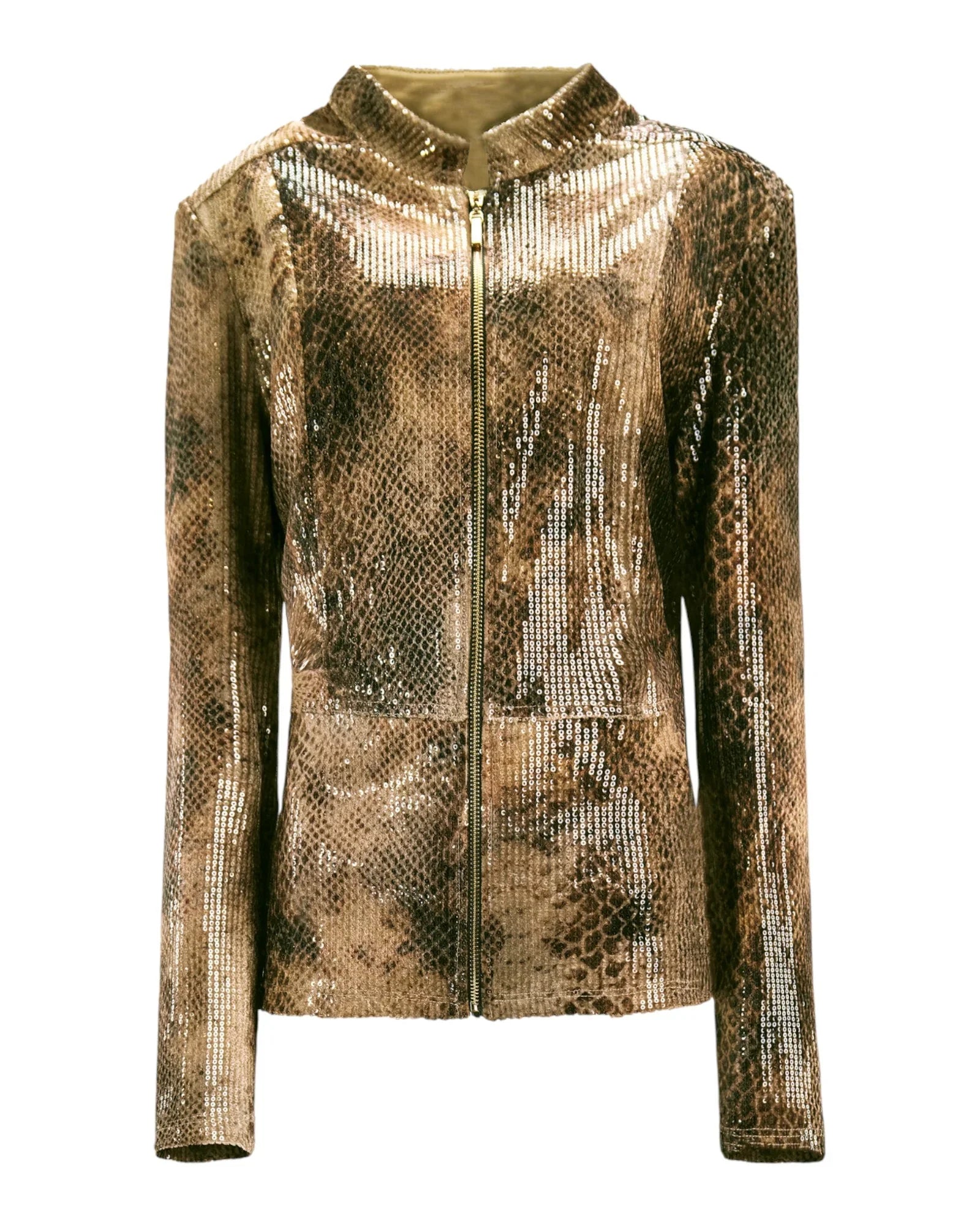 METALLIC PYTHON TWO-PIECE SET