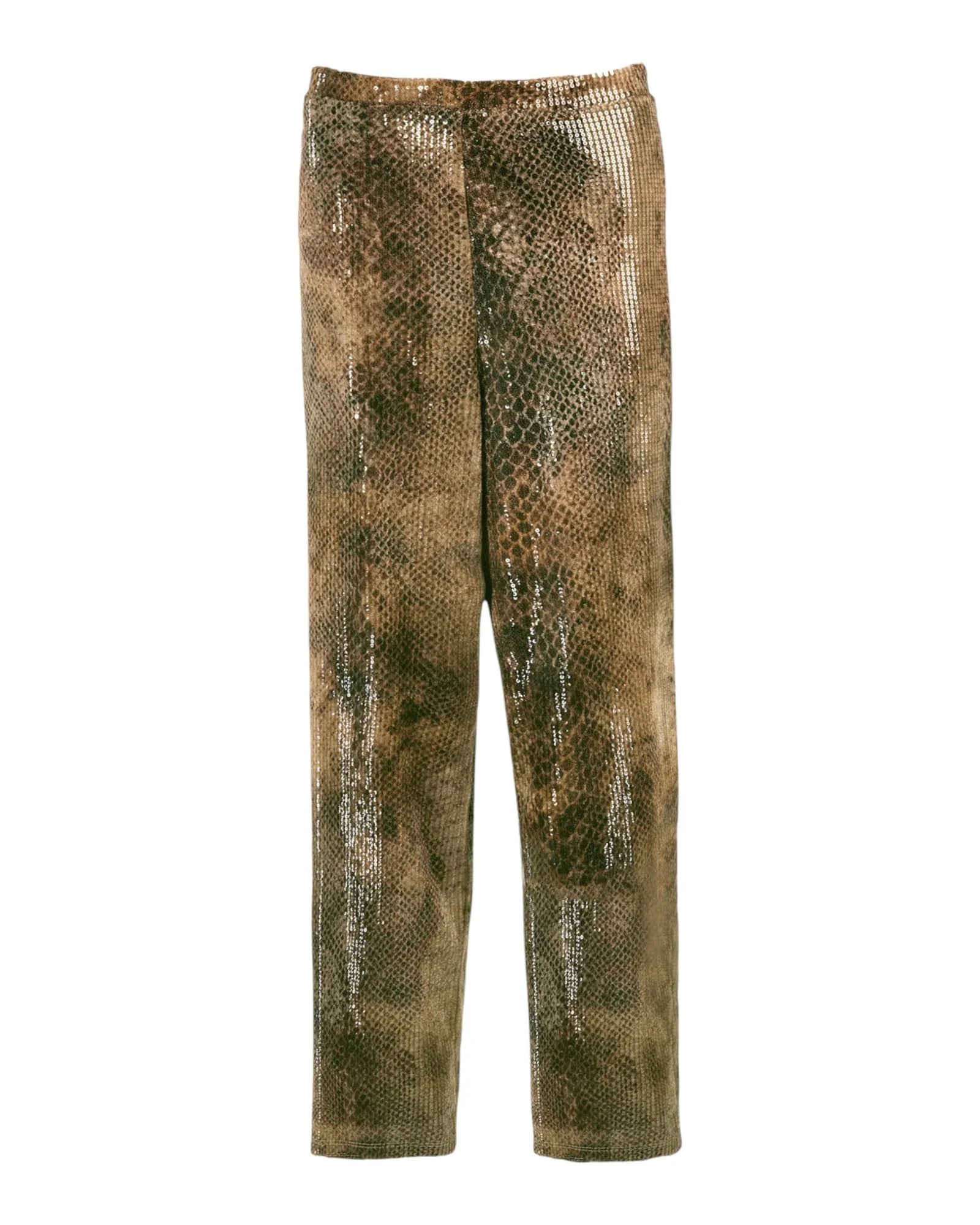 METALLIC PYTHON TWO-PIECE SET