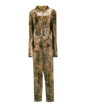 METALLIC PYTHON TWO-PIECE SET