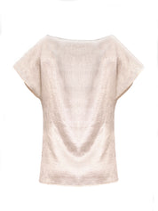 SHIMMER WRAP TEXTURED TOP