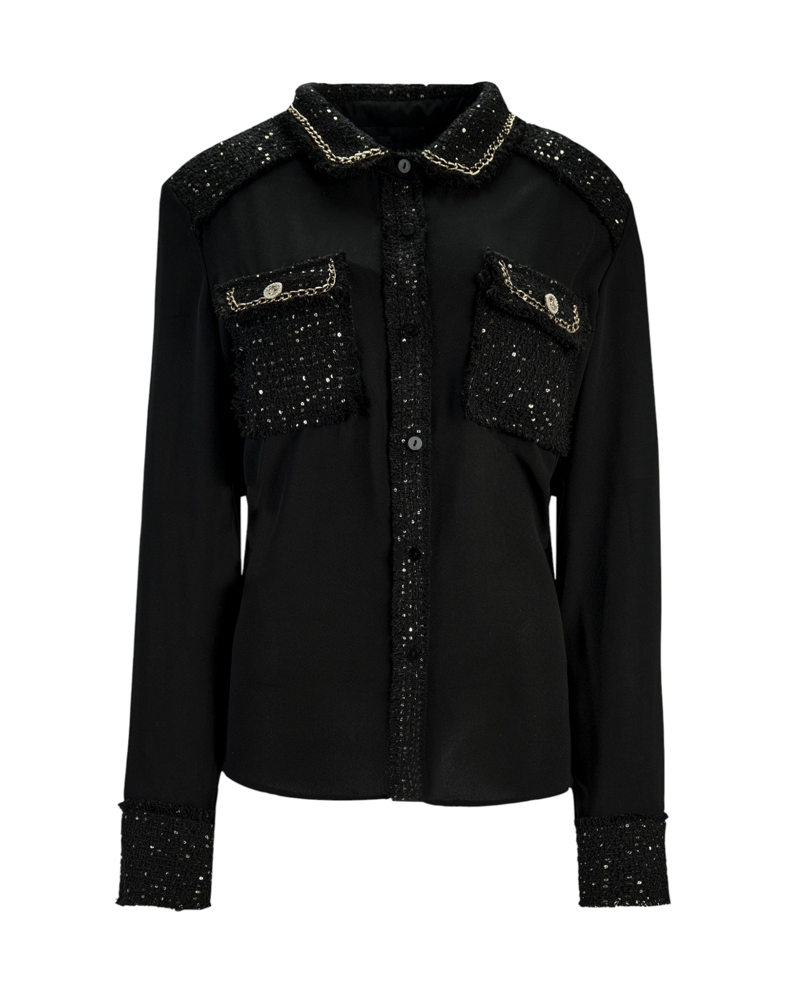 EMBELLISHED DETAIL BLOUSE