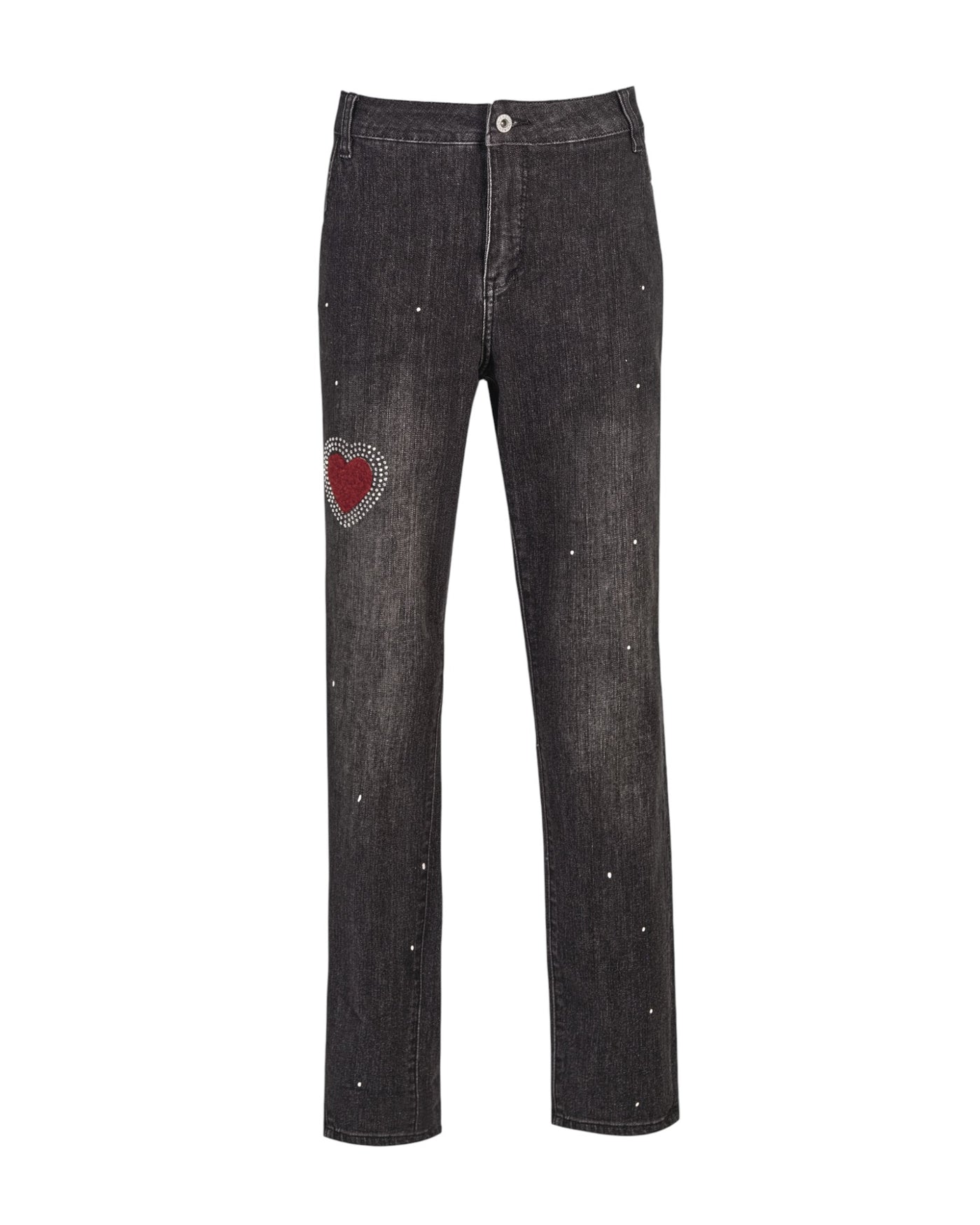 HEART DETAIL SKINNY JEANS