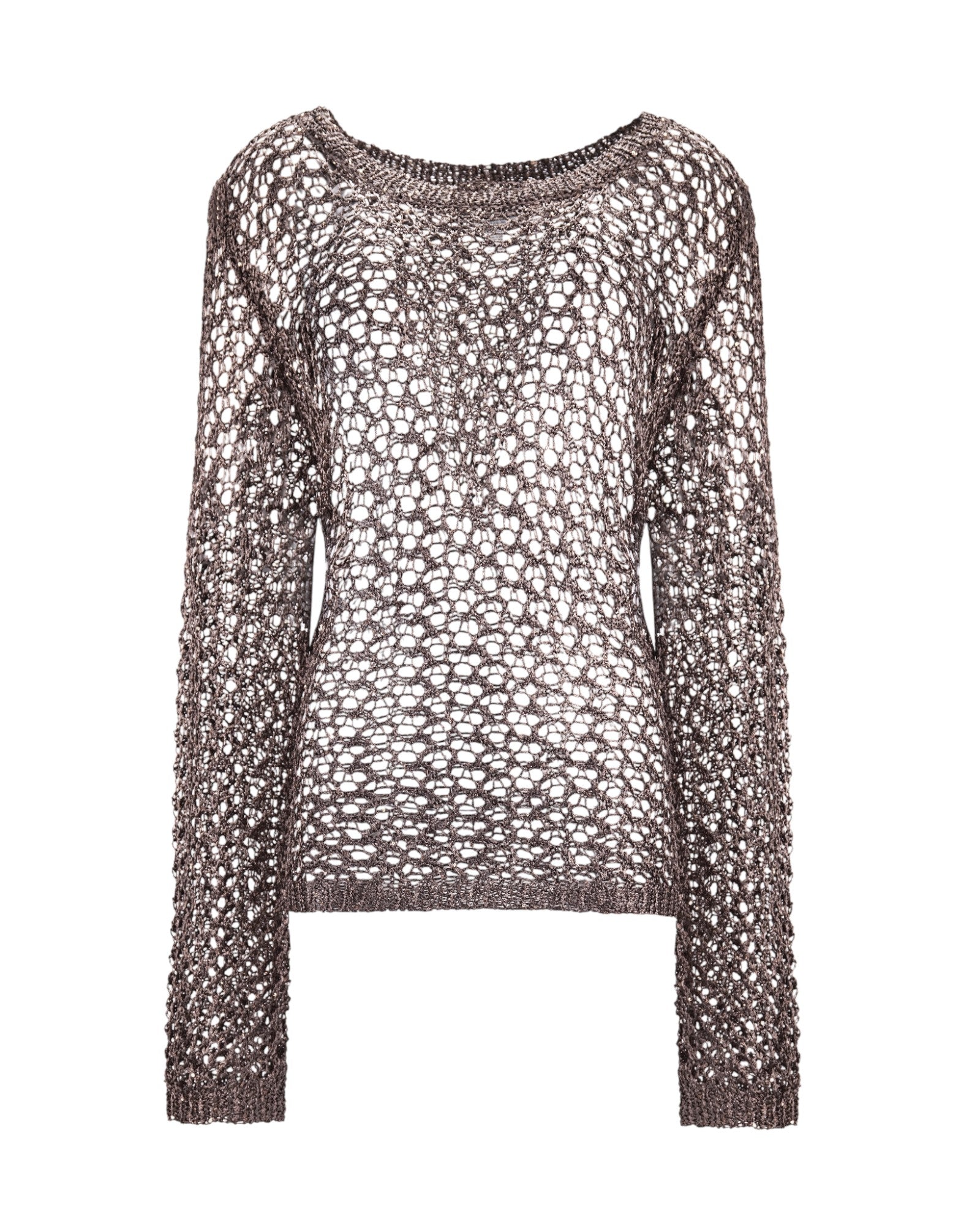 SHEER CROCHET BLOUSE