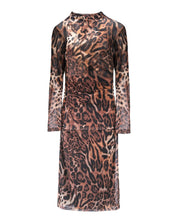 LEOPARD PRINT MESH TWO-PIECE SET