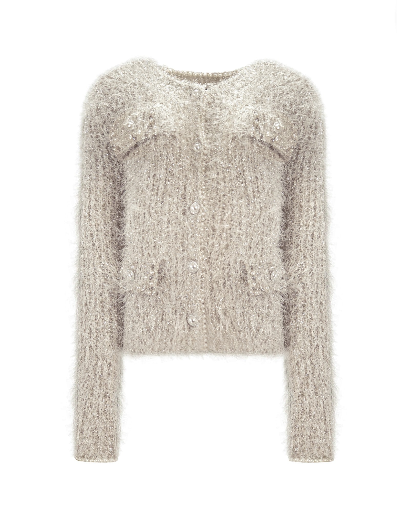 EMBELLISHED KNIT JACKET