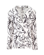 ILLUSTRATED PRINT BLAZER