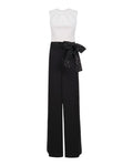 ELEGANT BOW-WAIST JUMPSUIT