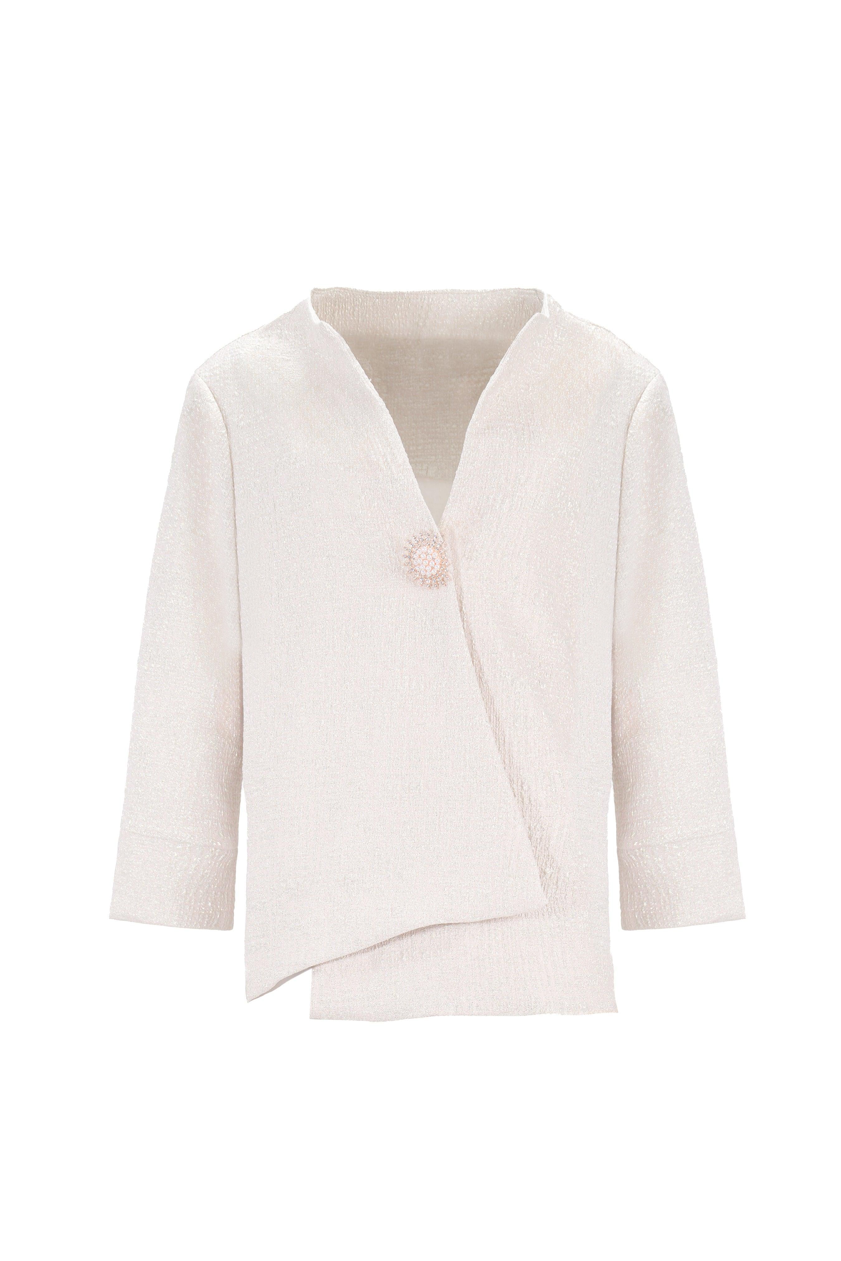 ASYMMETRIC WRAP JACKET