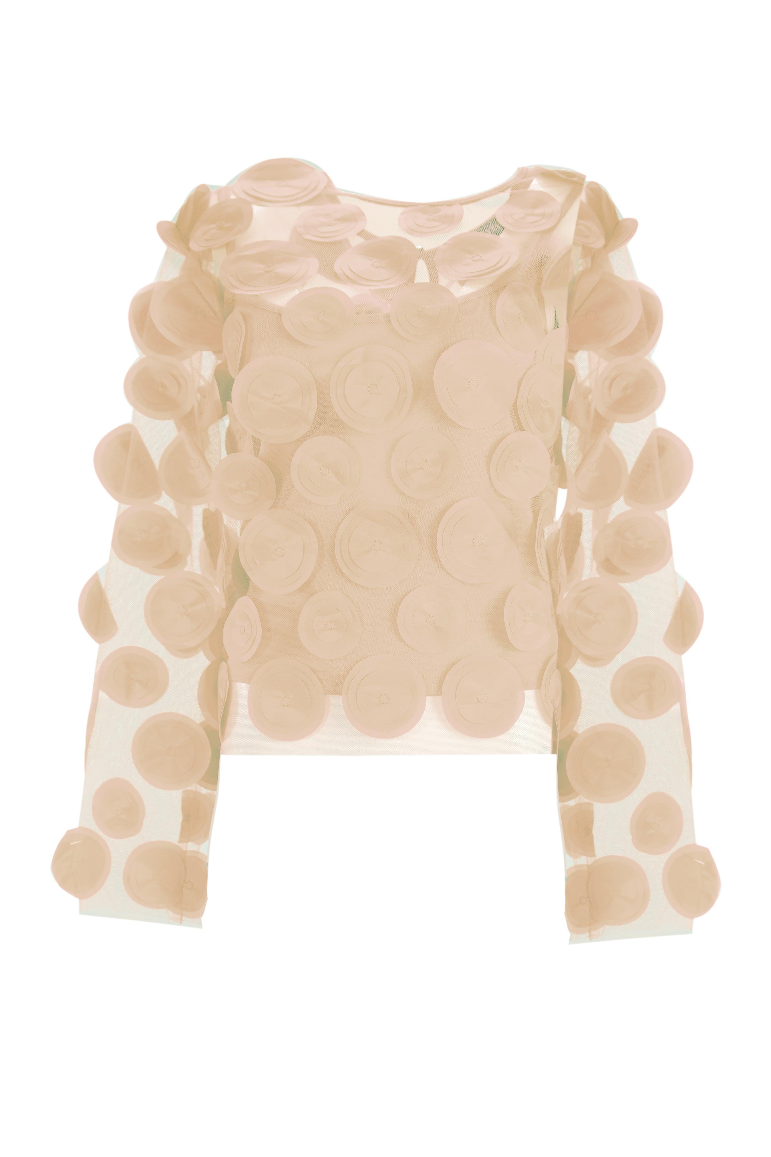 ORGANZA 3D TEXTURE BLOUSE